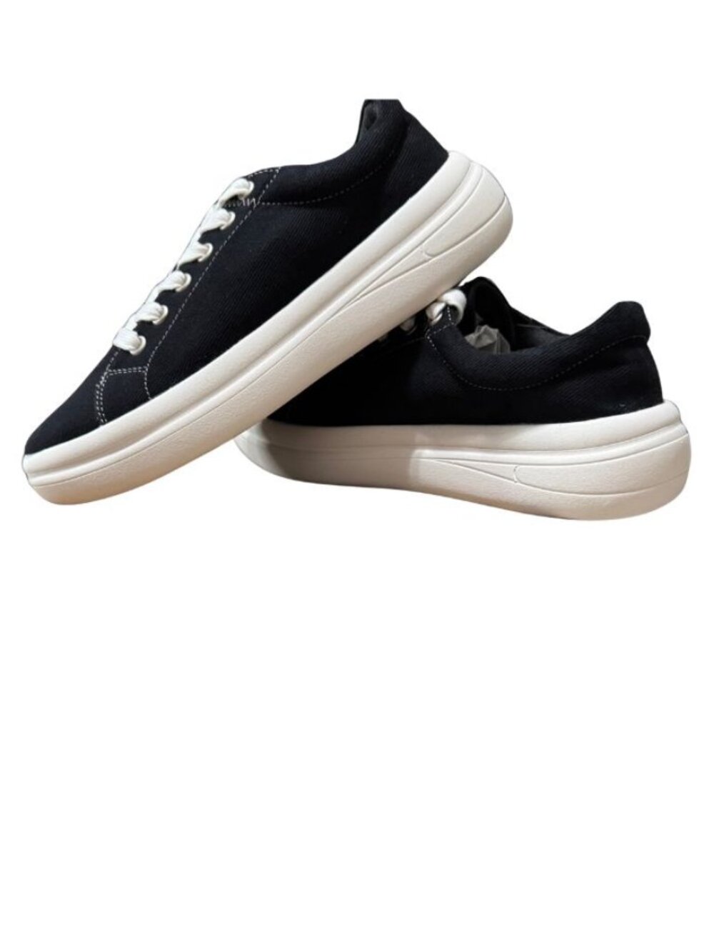 NWT Lamo Black Corduroy Platform Sneakers